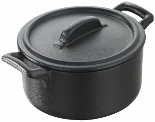 BELLE CUISINE NOIR Hrníček s poklicí 200 ml / REVOL