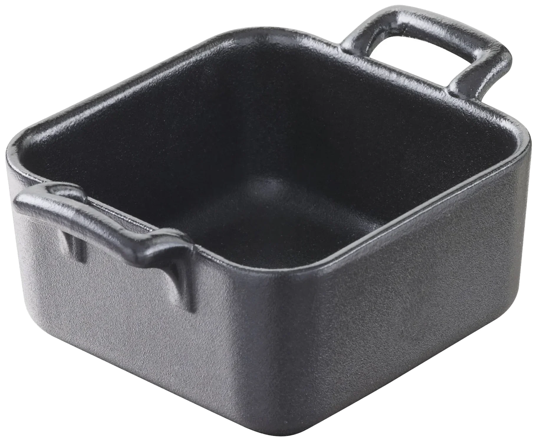 BELLE CUISINE NOIR Mini čtvercový pekáček 7 x 7 x 3,5 cm / REVOL