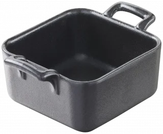 BELLE CUISINE NOIR Mini čtvercový pekáček 7 x 7 x 3,5 cm / REVOL
