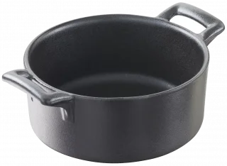 BELLE CUISINE NOIR Hluboká kulatá nádoba 1 l černá / REVOL