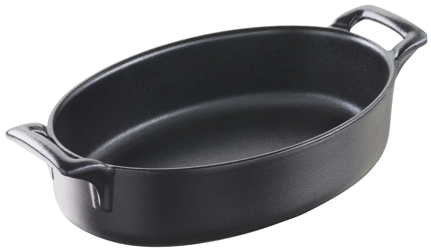 BELLE CUISINE NOIR Hluboká oválná nádoba 400 ml černá / REVOL