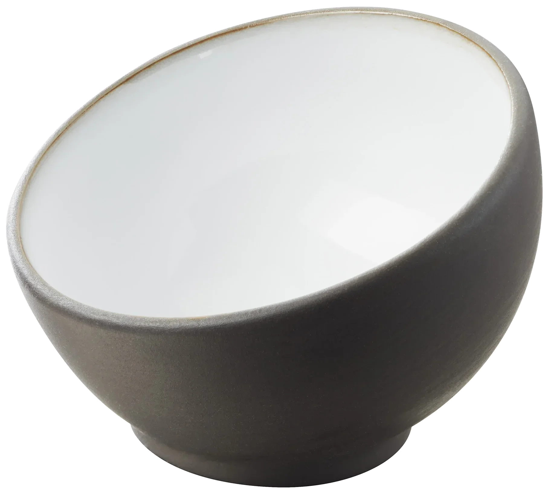 SOLID Bílá asymetrická mistička 40 ml / REVOL