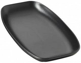 CLUB Obdélníkový talíř 24 x 12,5 cm černý / REVOL