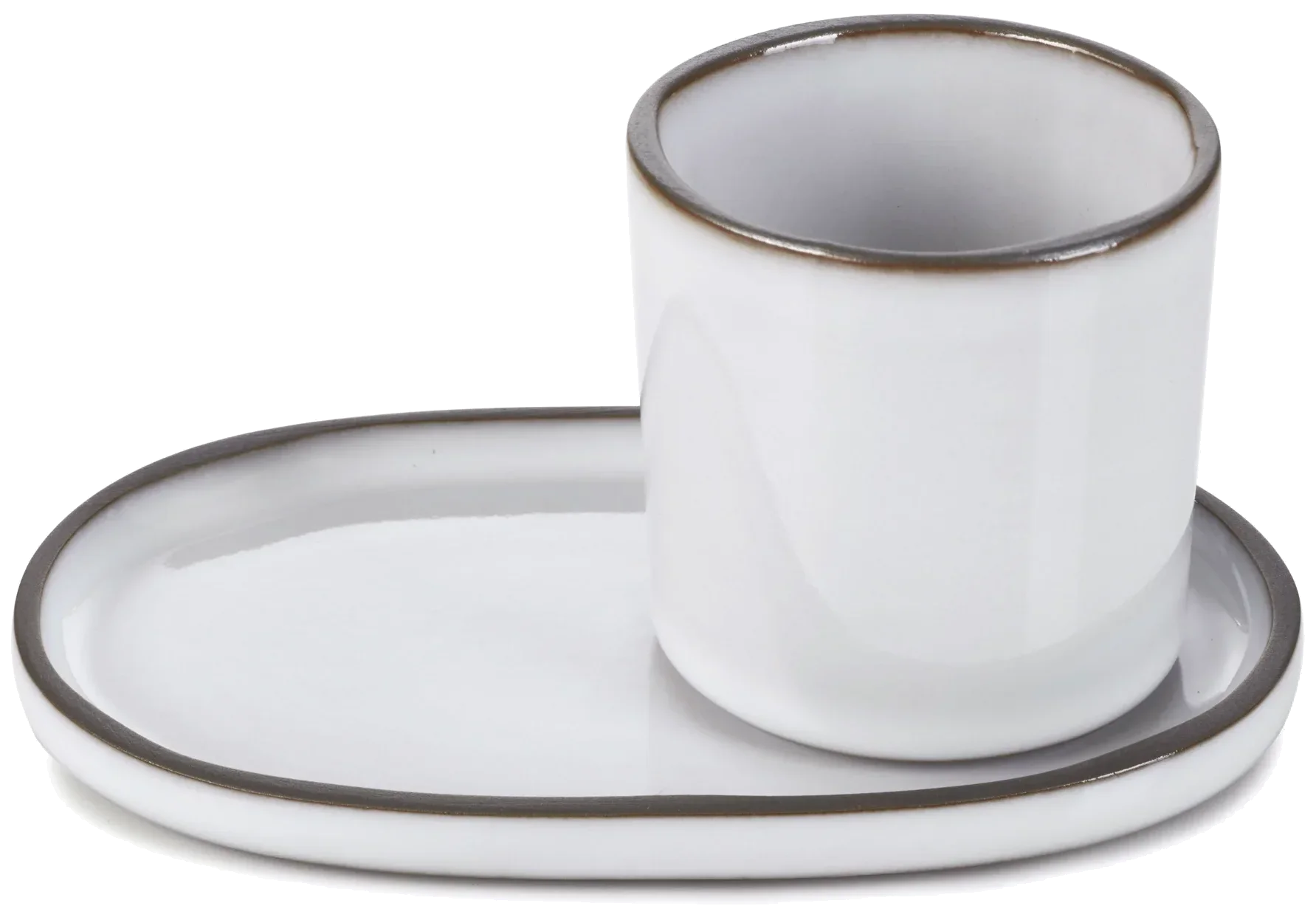 CARACTERE Šálek na espresso 80 ml Bílý mrak / REVOL