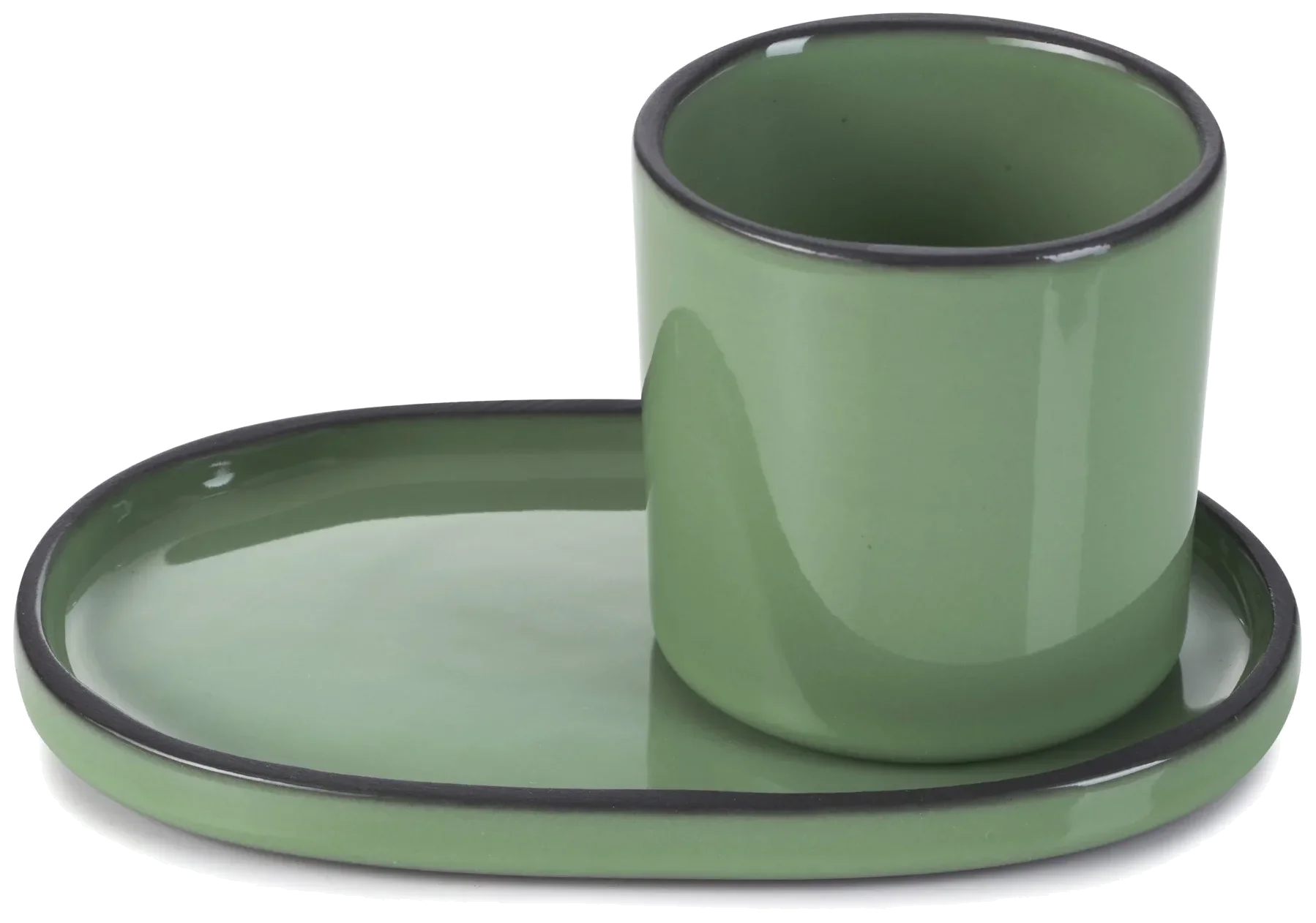 CARACTERE Šálek na espresso 80 ml Mátový / REVOL