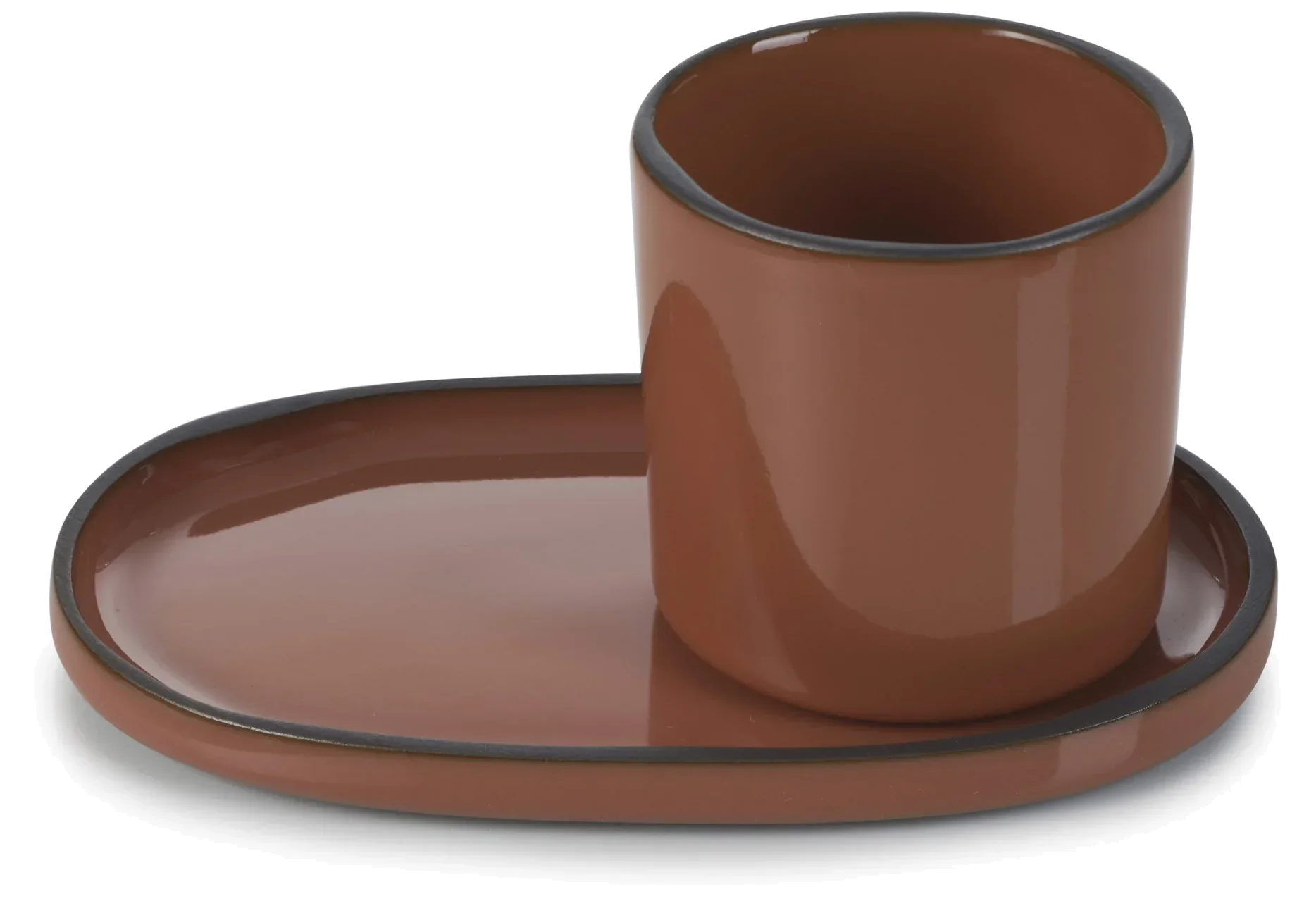 CARACTERE Šálek na espresso 80 ml Skořice / REVOL