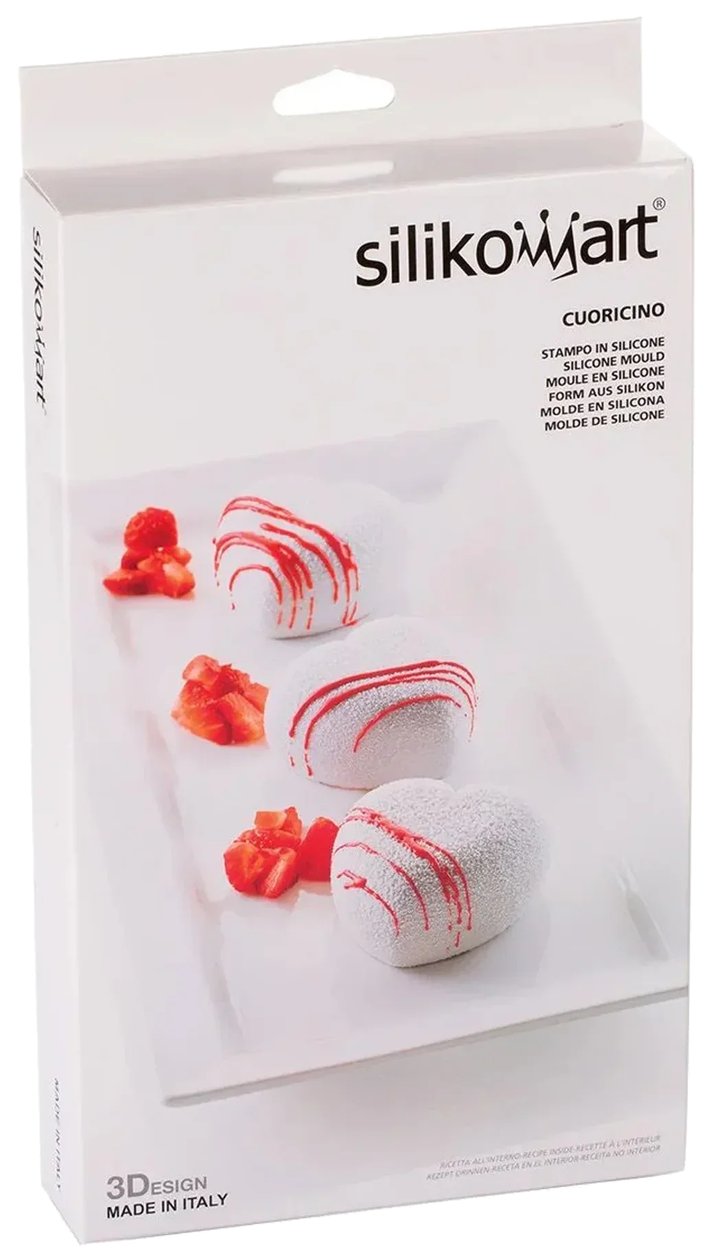 CUORICINO Silikonová forma, malé srdce / SILIKOMART