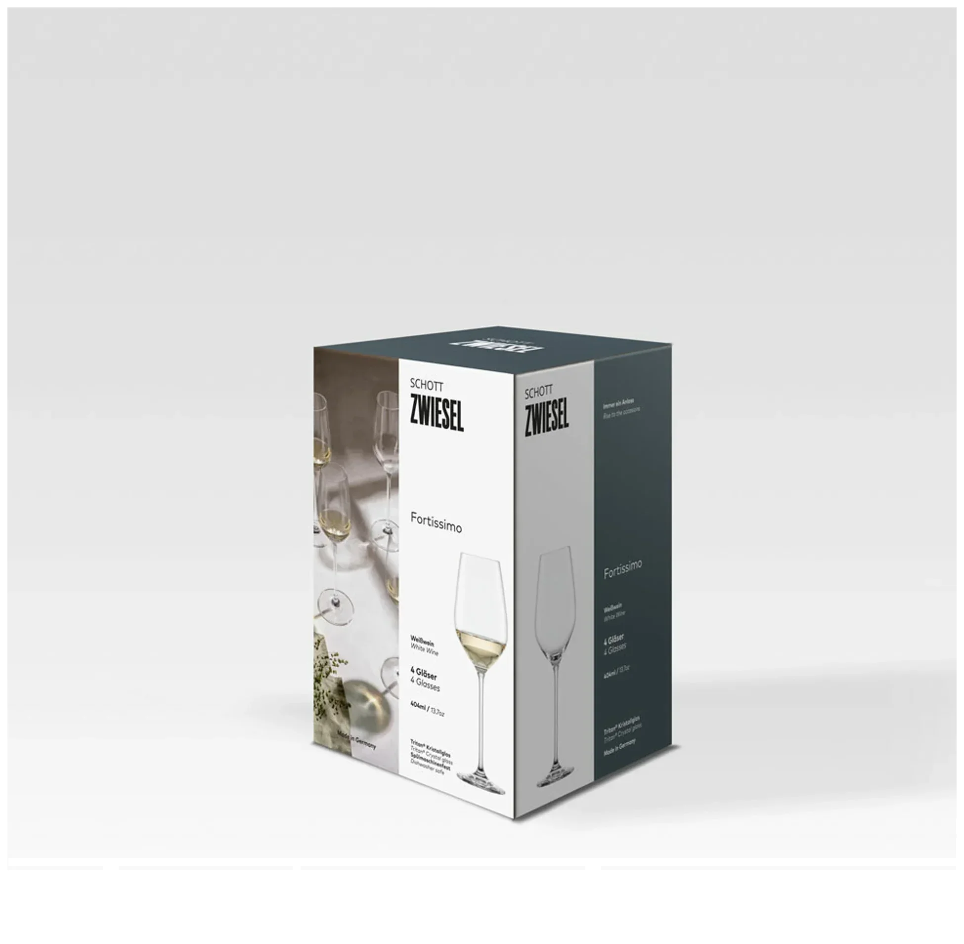 FORTISSIMO Sklenice na bílé víno 420 ml, sada 4 ks / SCHOTT ZWIESEL
