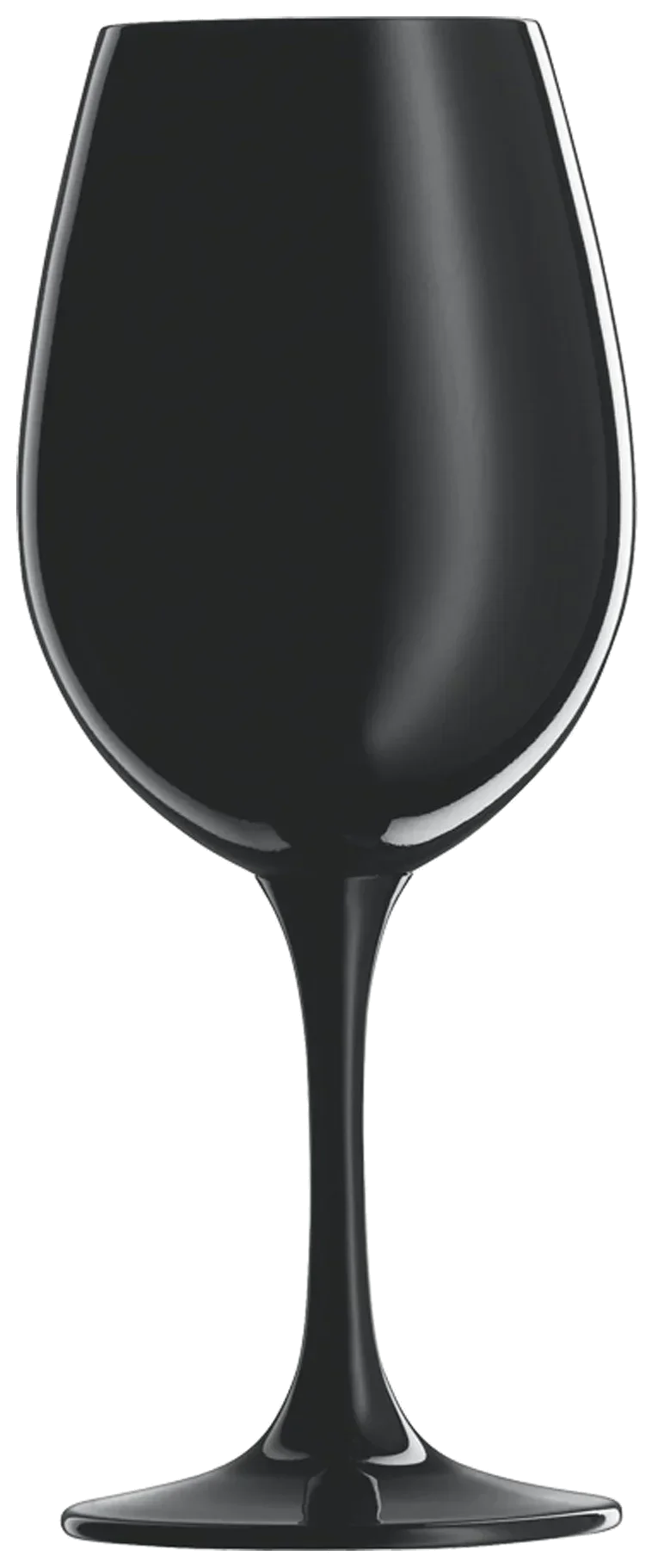 WINE TASTING Černá degustační sklenice na víno 299 ml, sada 6 ks / SCHOTT ZWIESEL