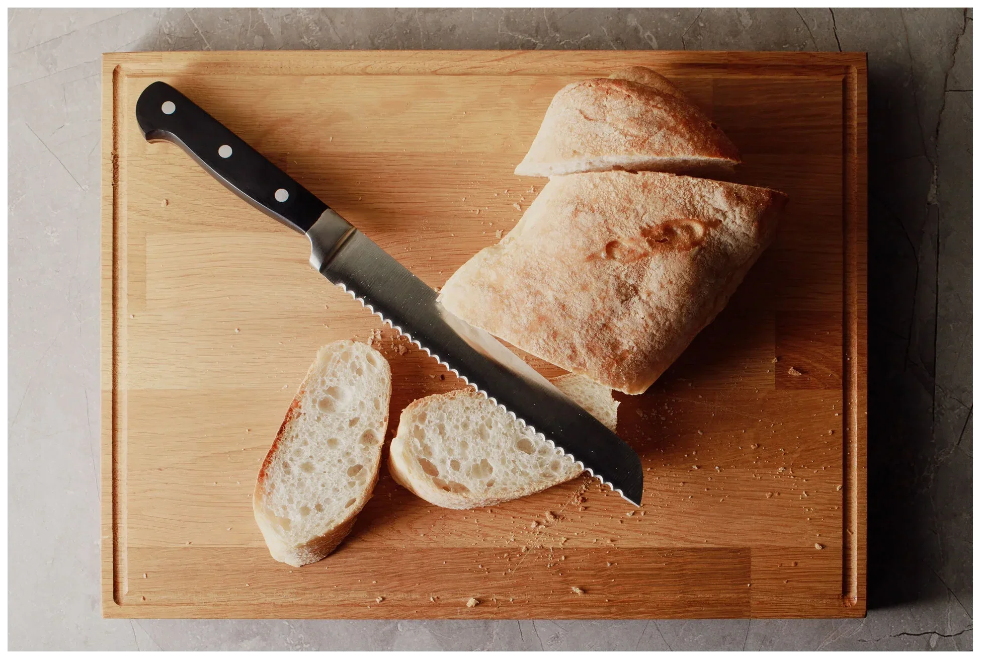 CATERWARE Nůž na chléb JUSTCUT kovaný, délka 20 cm