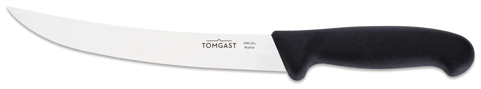 TOMGAST Černý řeznický nůž, délka 20 cm