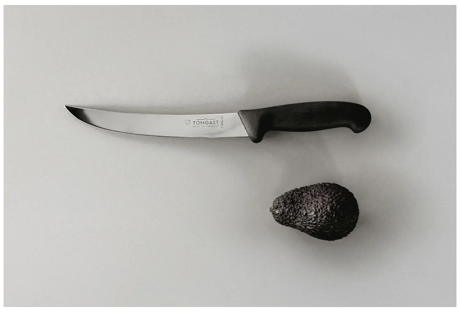 TOMGAST Černý řeznický nůž, délka 20 cm