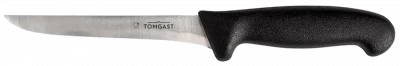 TOMGAST Filetovací nůž - pružný černý, délka 15 cm