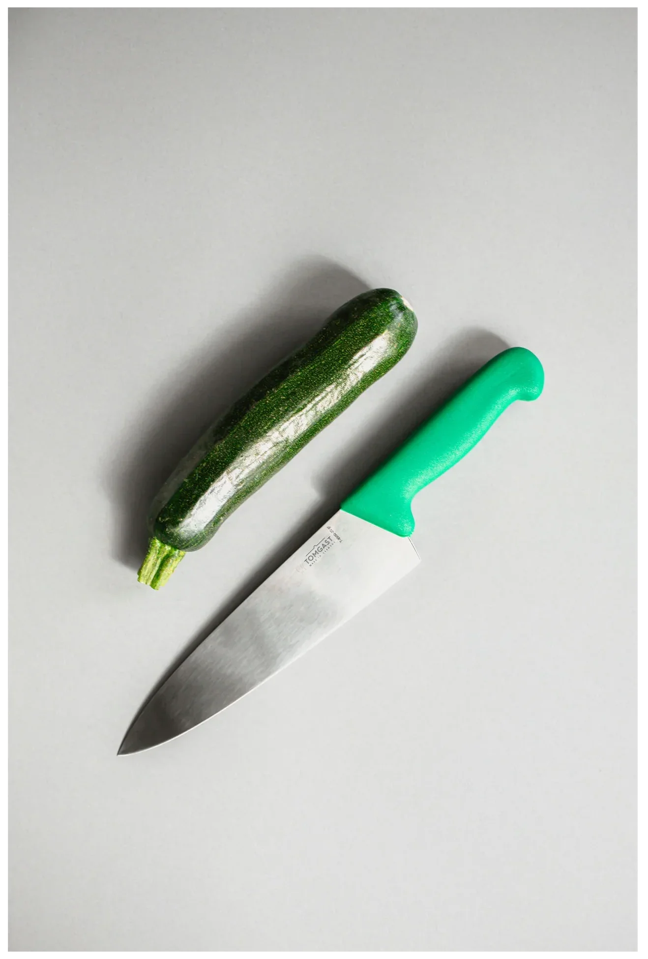 TOMGAST Zelený kuchařský nůž, délka 20 cm