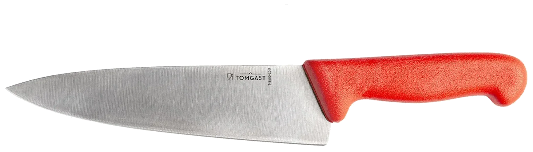 TOMGAST Červený kuchařský nůž, délka 20 cm