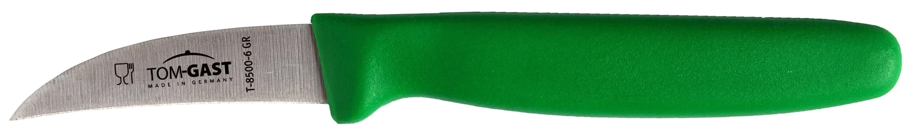 TOMGAST Zelený nůž na vykrajování oček, délka 6 cm