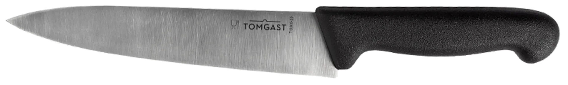 TOMGAST Černý úzký kuchyňský nůž, délka 20 cm