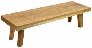 STRATOS Dubový podstavec 50x15,5x13 cm / VERLO