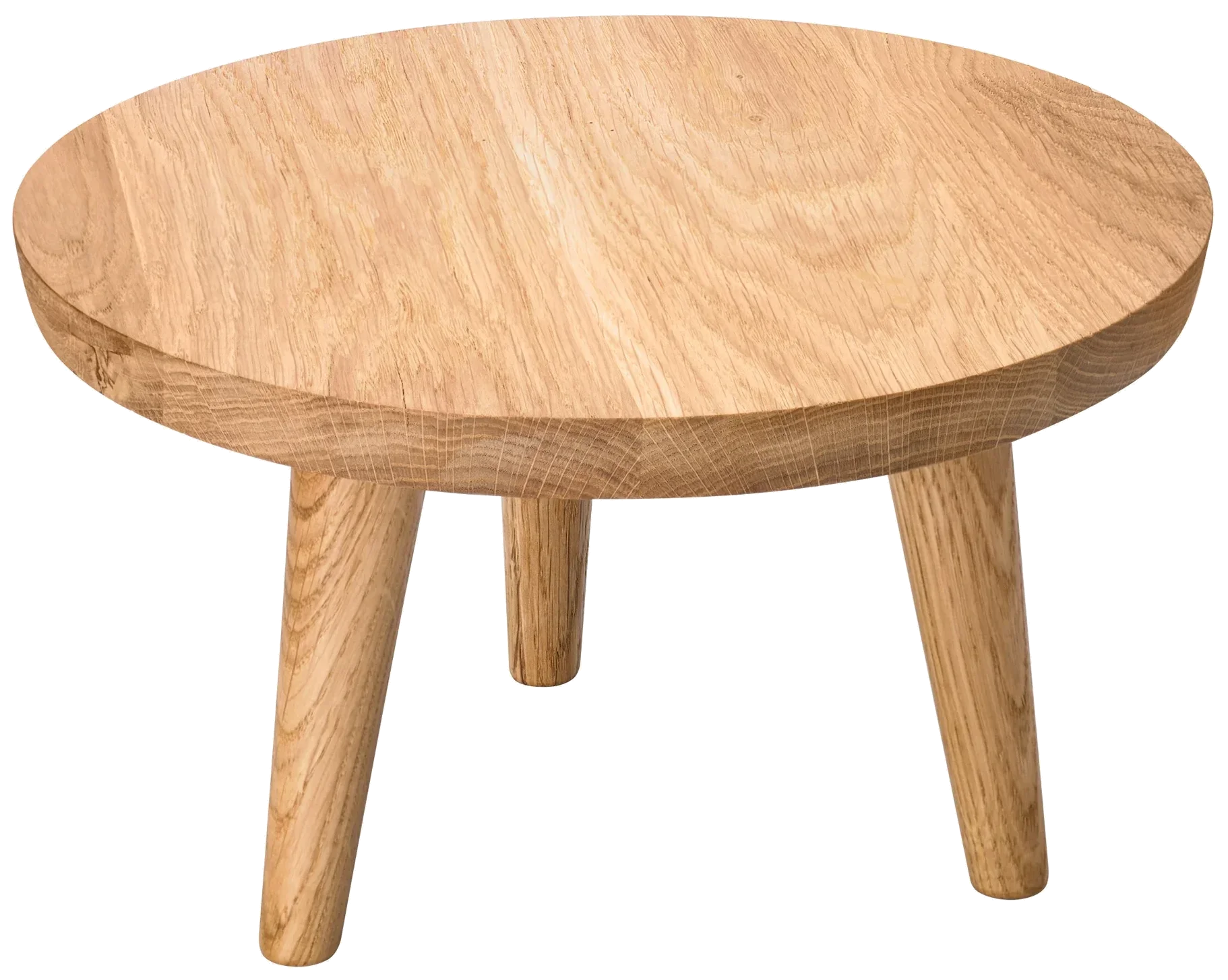 EGZOS Vysoký kulatý dubový podstavec, 28 cm / VERLO