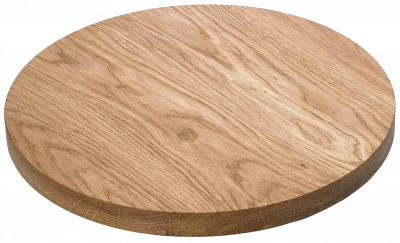 EGZOS Nízký kulatý dubový podnos 28 cm / VERLO