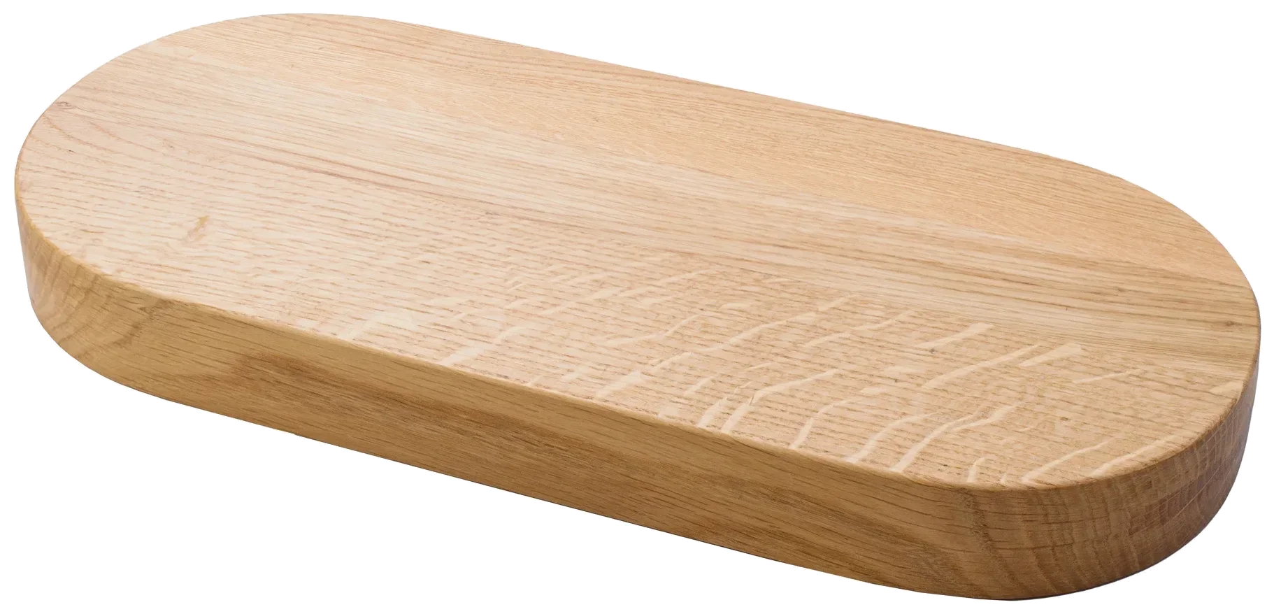 Oválné dubové servírovací prkénko 500x290x40 mm STRATOS - VERLO