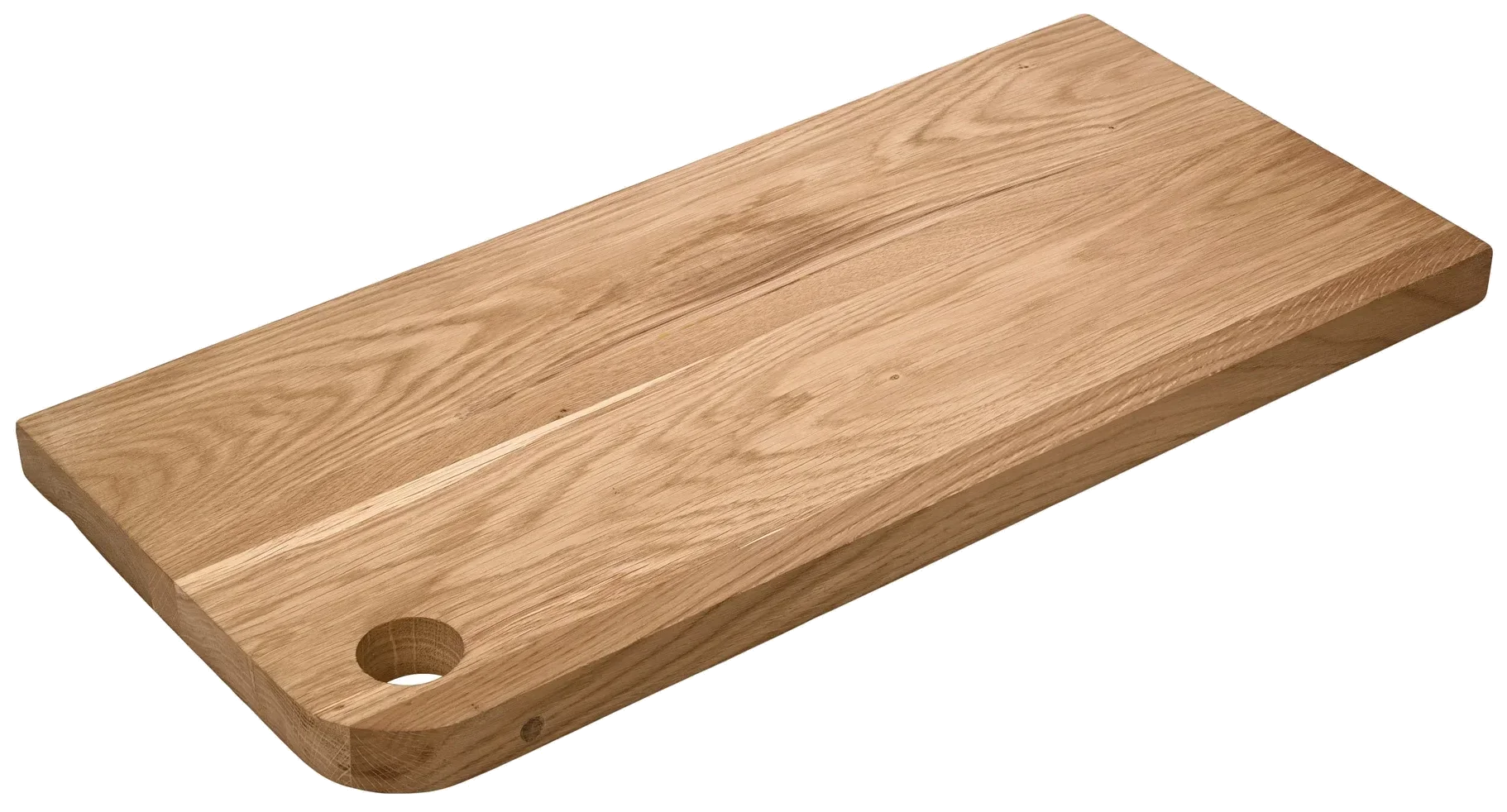 Dubové servírovací prkénko s otvorem 50x30x2,5cm SIMPLE / VERLO