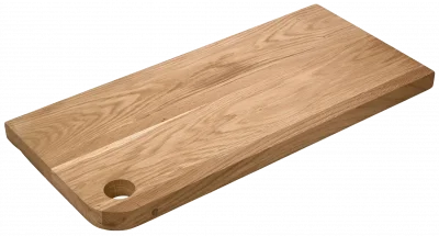 Dubové servírovací prkénko s otvorem 50x30x2,5cm SIMPLE / VERLO