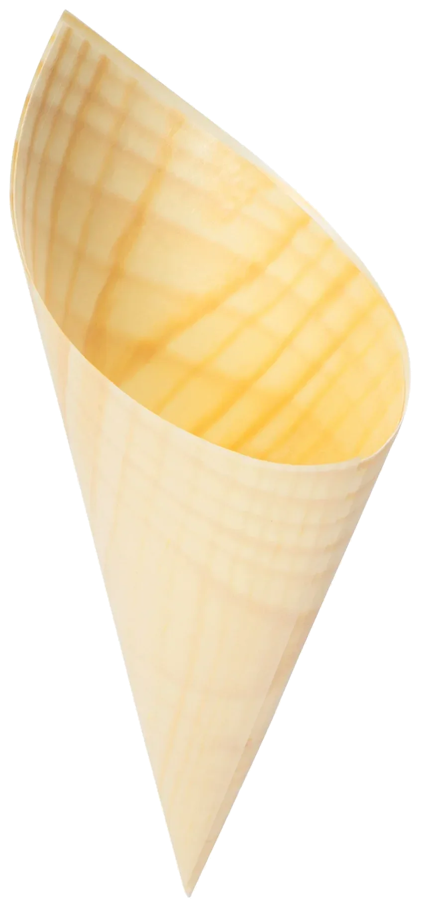 Dřevěný kornout 6,5x16,5 cm bal. (50 ks) / VERLO