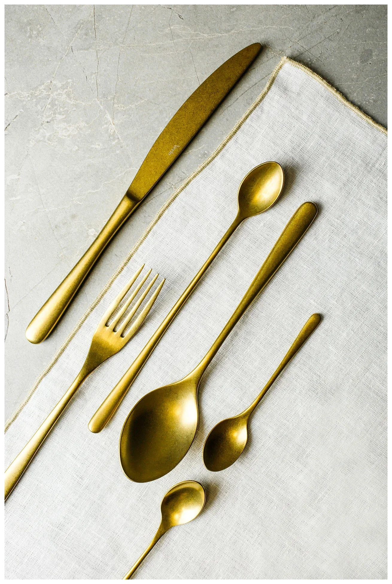 LUI GOLD Zlatá lžička na espresso / VERLO