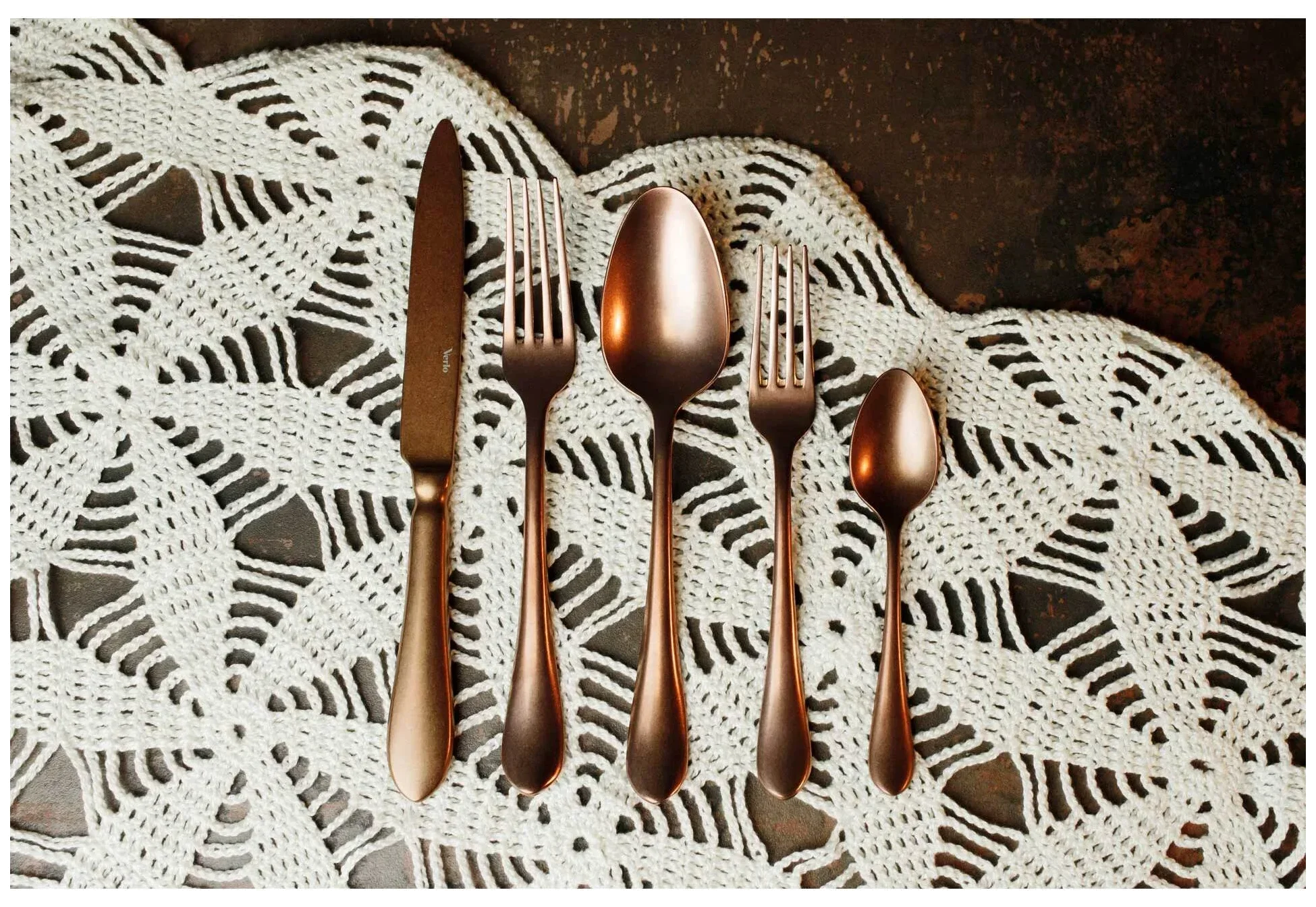DESTELLO COPPER Měděná polévková lžíce / VERLO