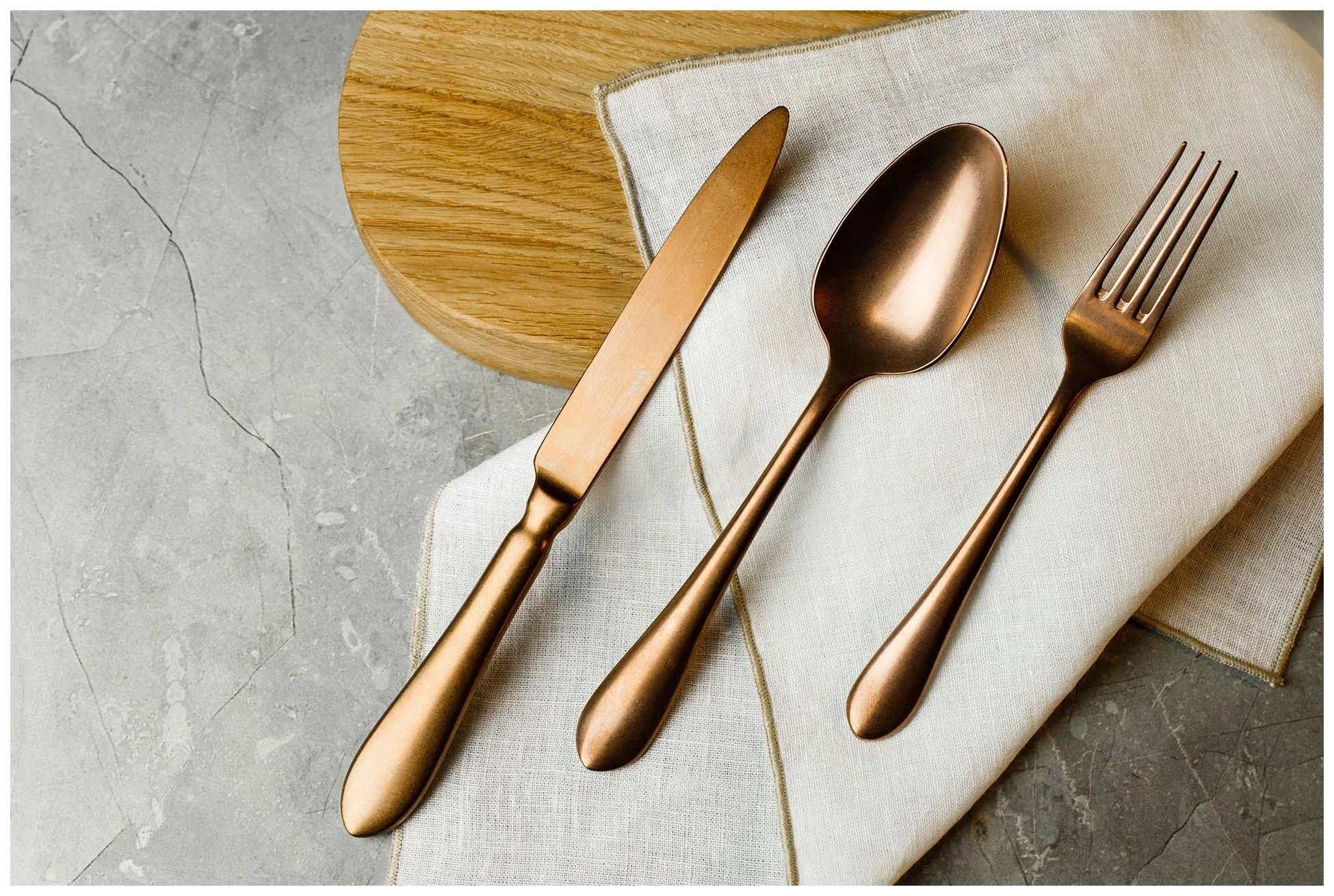 DESTELLO COPPER Měděná polévková lžíce / VERLO