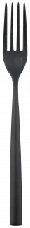 SU BLACK Černá jídelní vidlička / VERLO