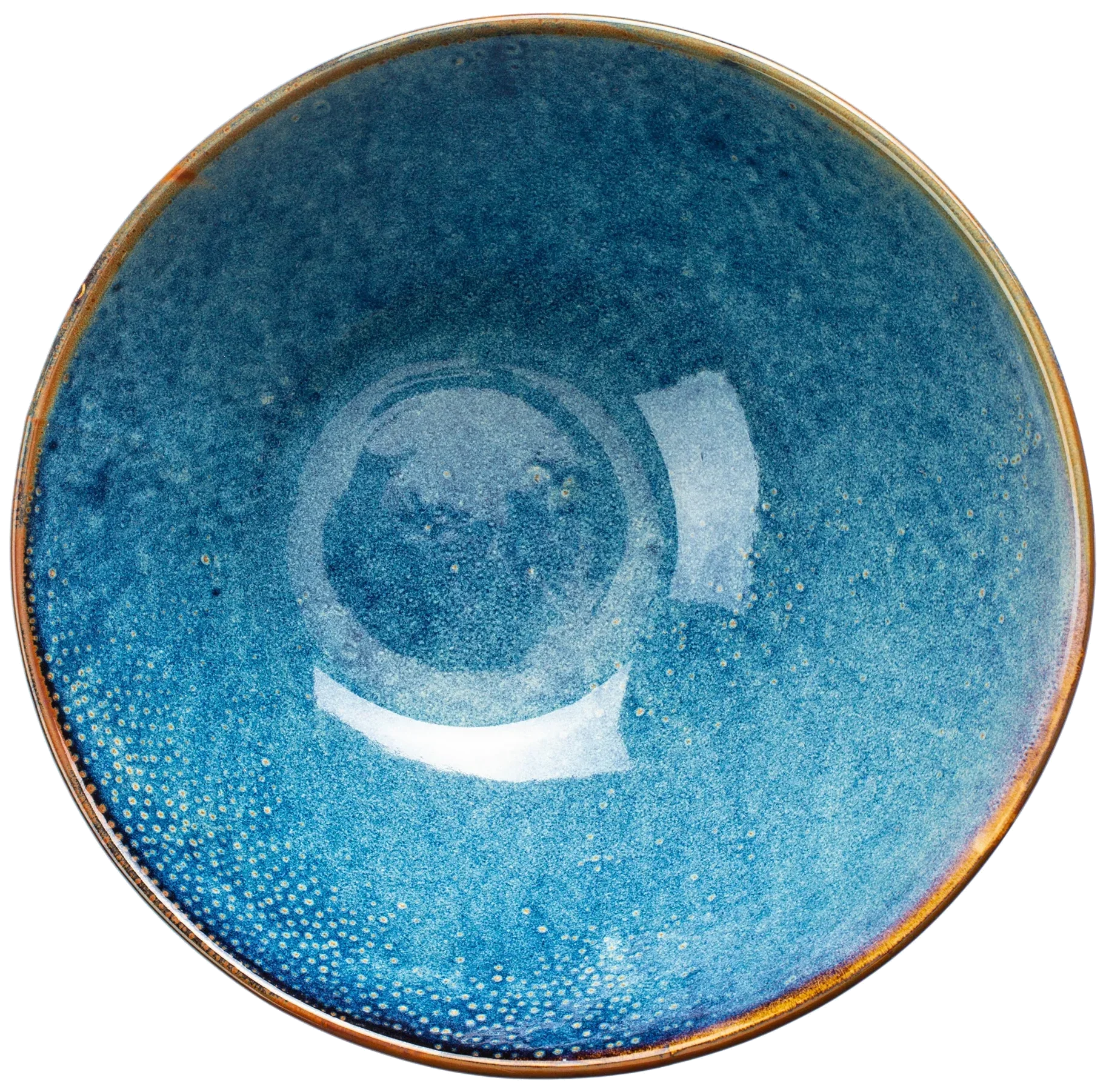 DEEP BLUE Šikmá bufetová mísa 25 cm / VERLO