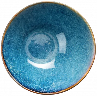 DEEP BLUE Šikmá bufetová mísa 25 cm / VERLO