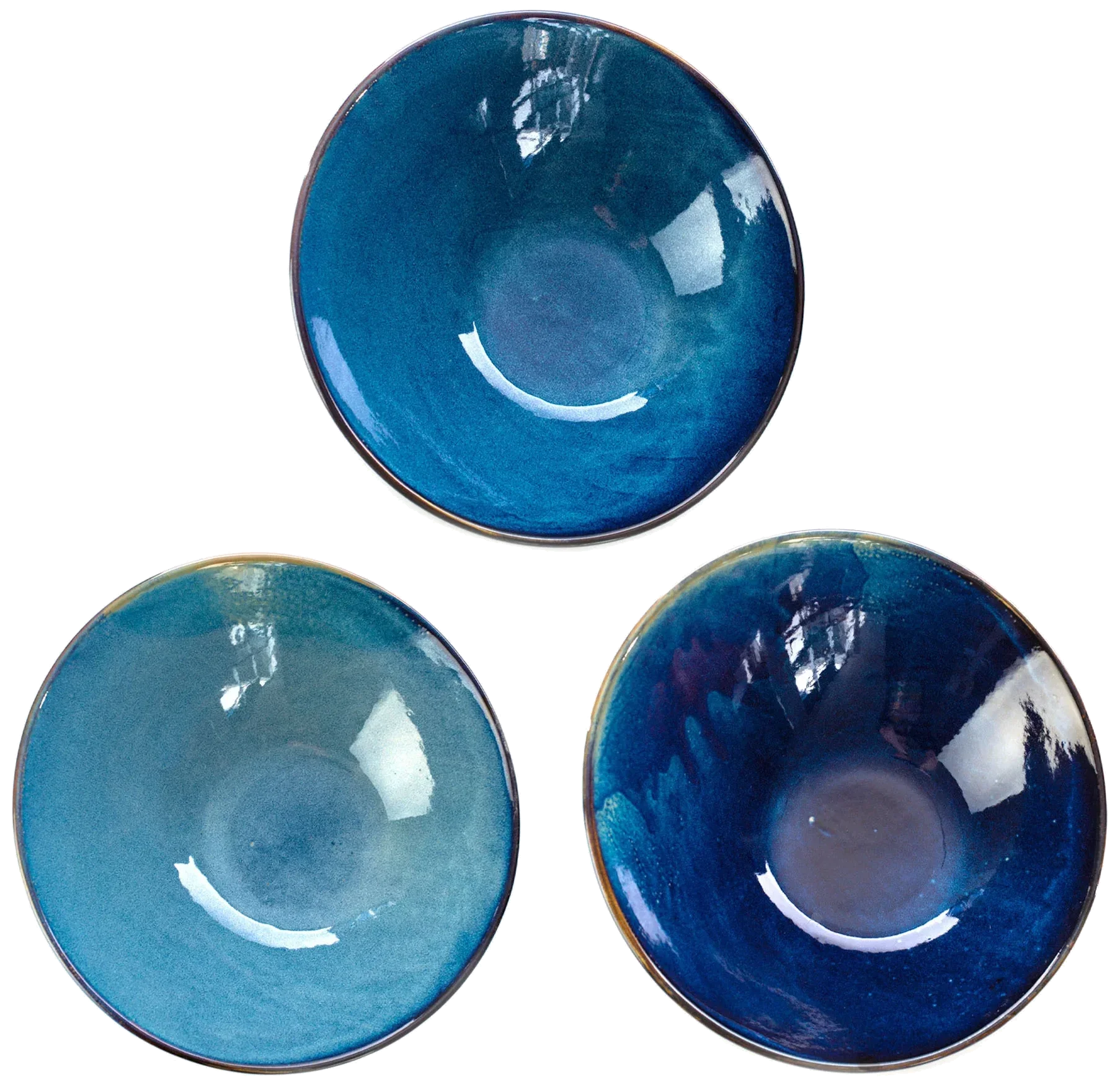 DEEP BLUE Šikmá bufetová mísa 30,5 cm / VERLO