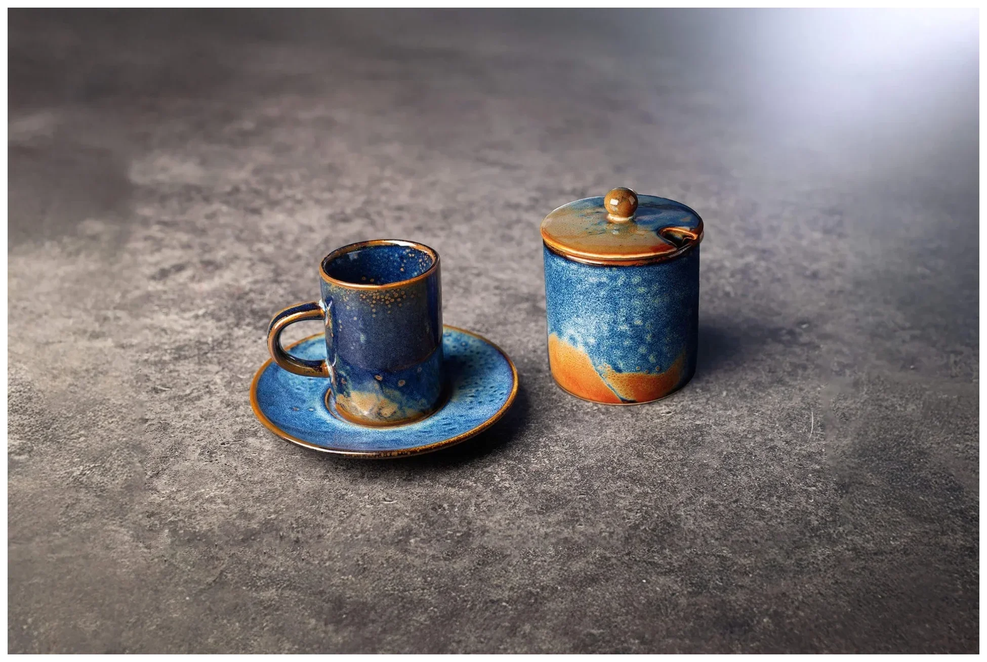 VERLO Mini souprava na espresso DEEP BLUE
