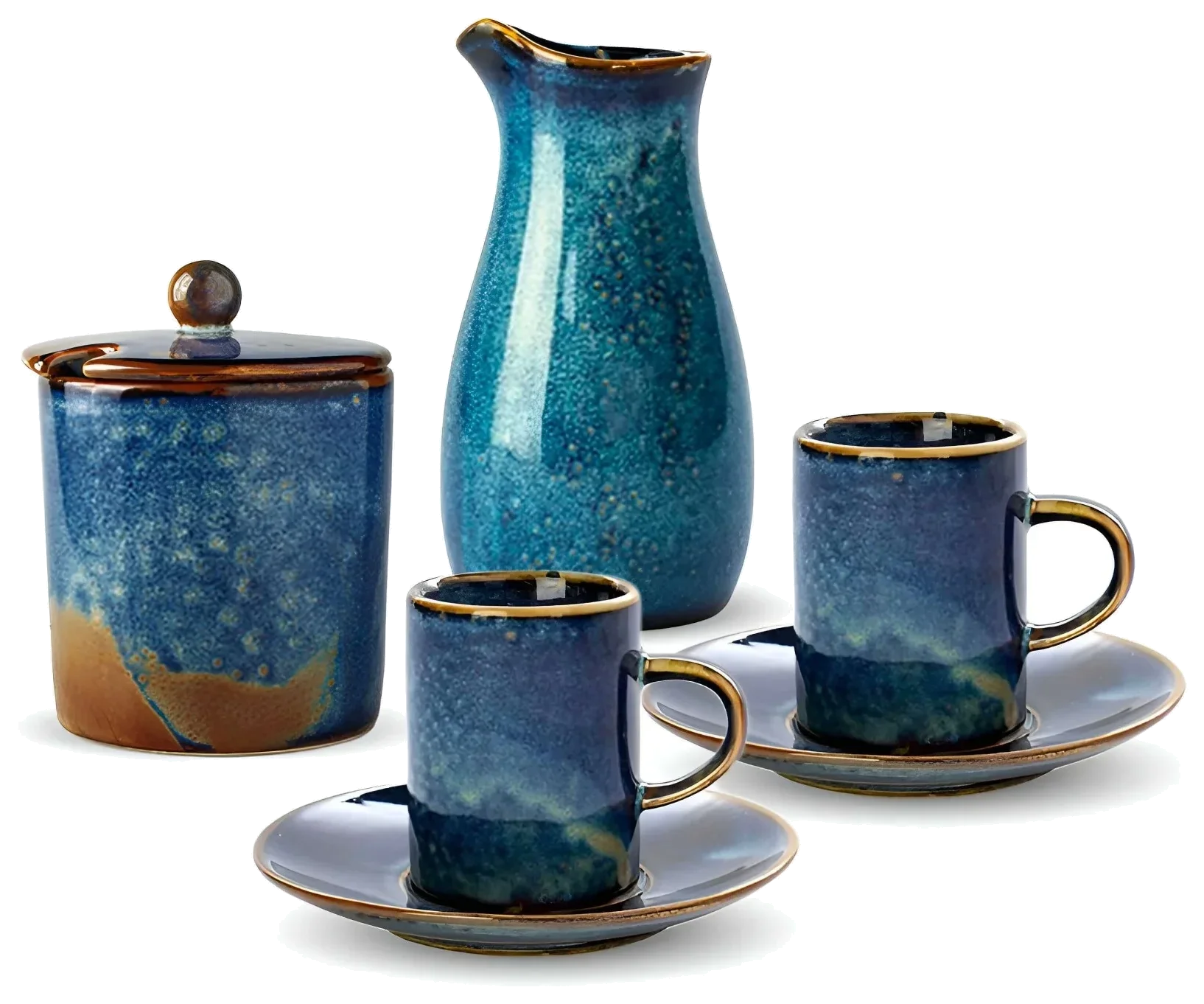 VERLO Klasická kávová souprava DEEP BLUE