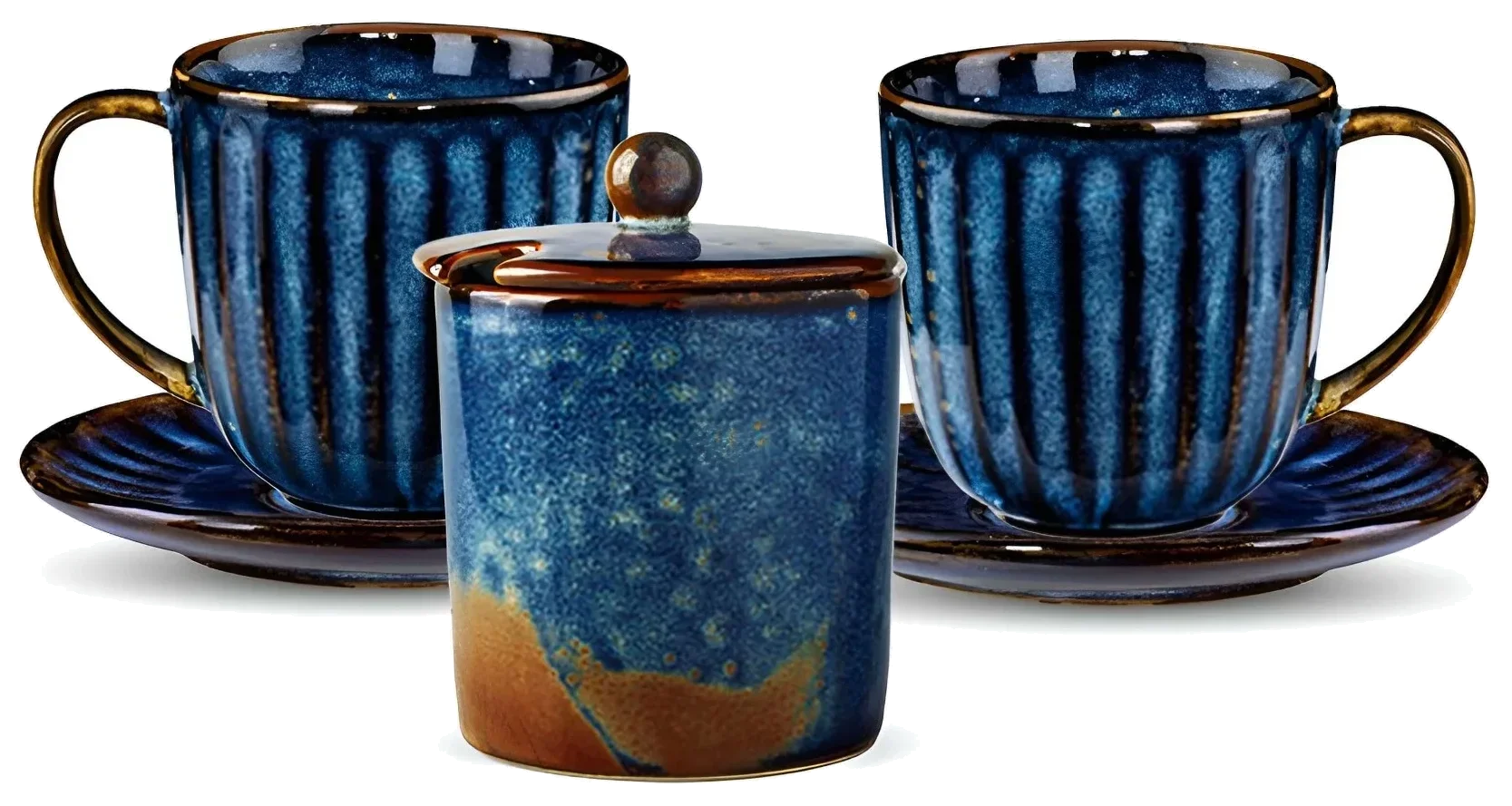 VERLO Čajová souprava DEEP BLUE