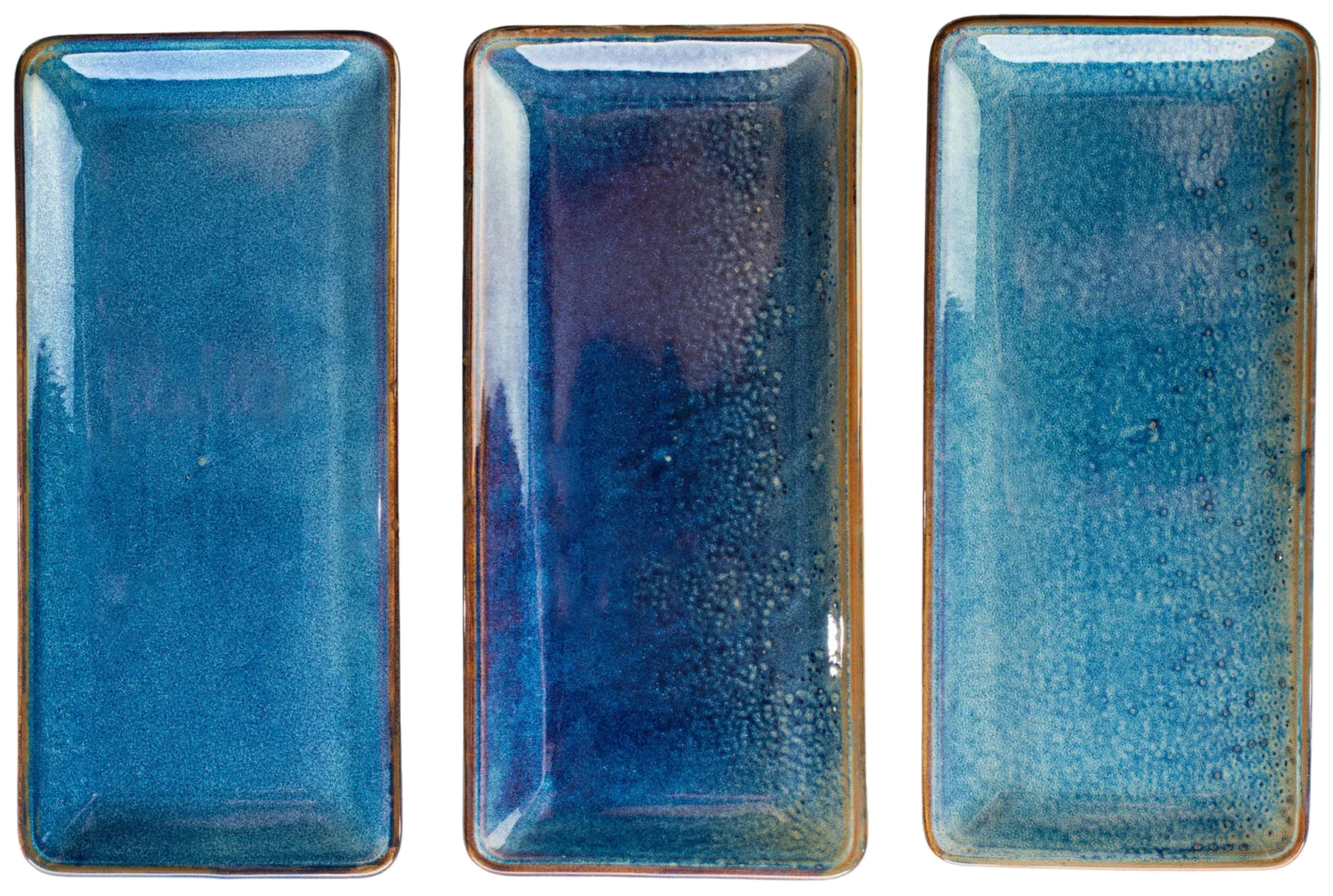 DEEP BLUE Obdélníková servírovací mísa 30,5x14 cm / VERLO