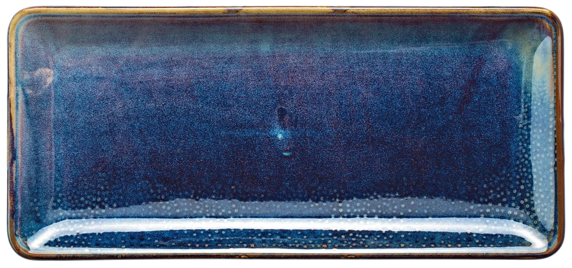 DEEP BLUE Obdélníková servírovací mísa 30,5x14 cm / VERLO
