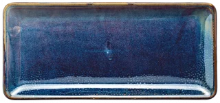 DEEP BLUE Obdélníková servírovací mísa 30,5x14 cm / VERLO