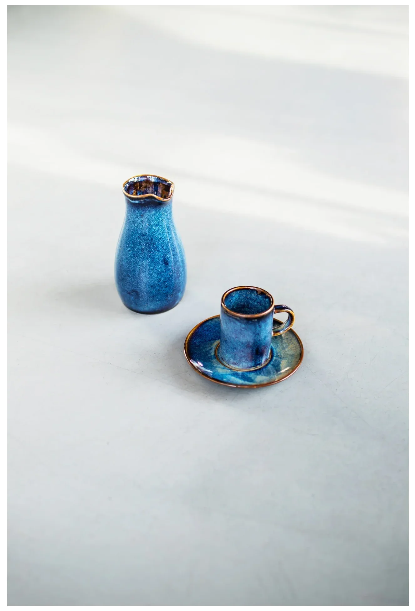 DEEP BLUE Šálek na espresso 90 ml / VERLO