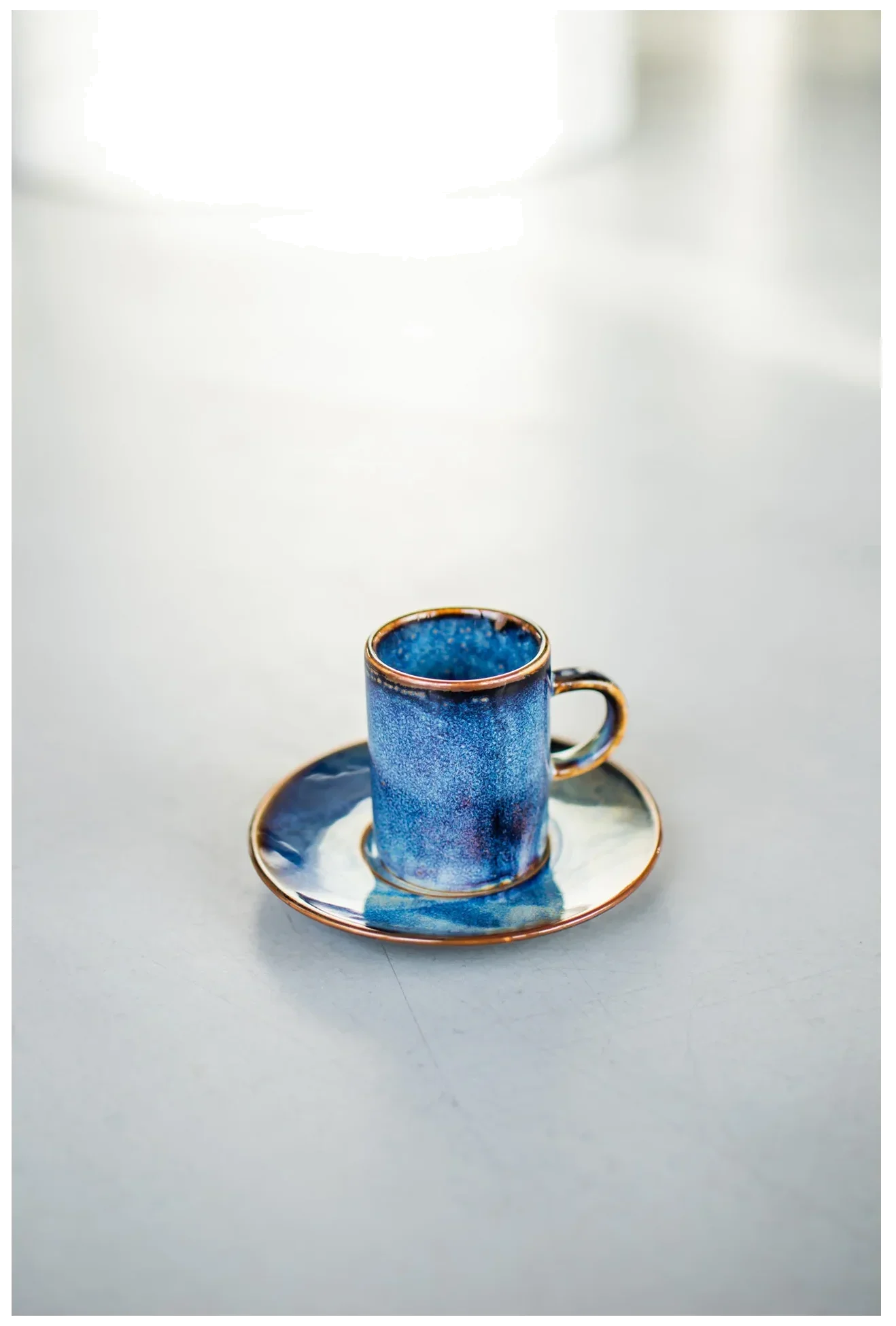 DEEP BLUE Šálek na espresso 90 ml / VERLO