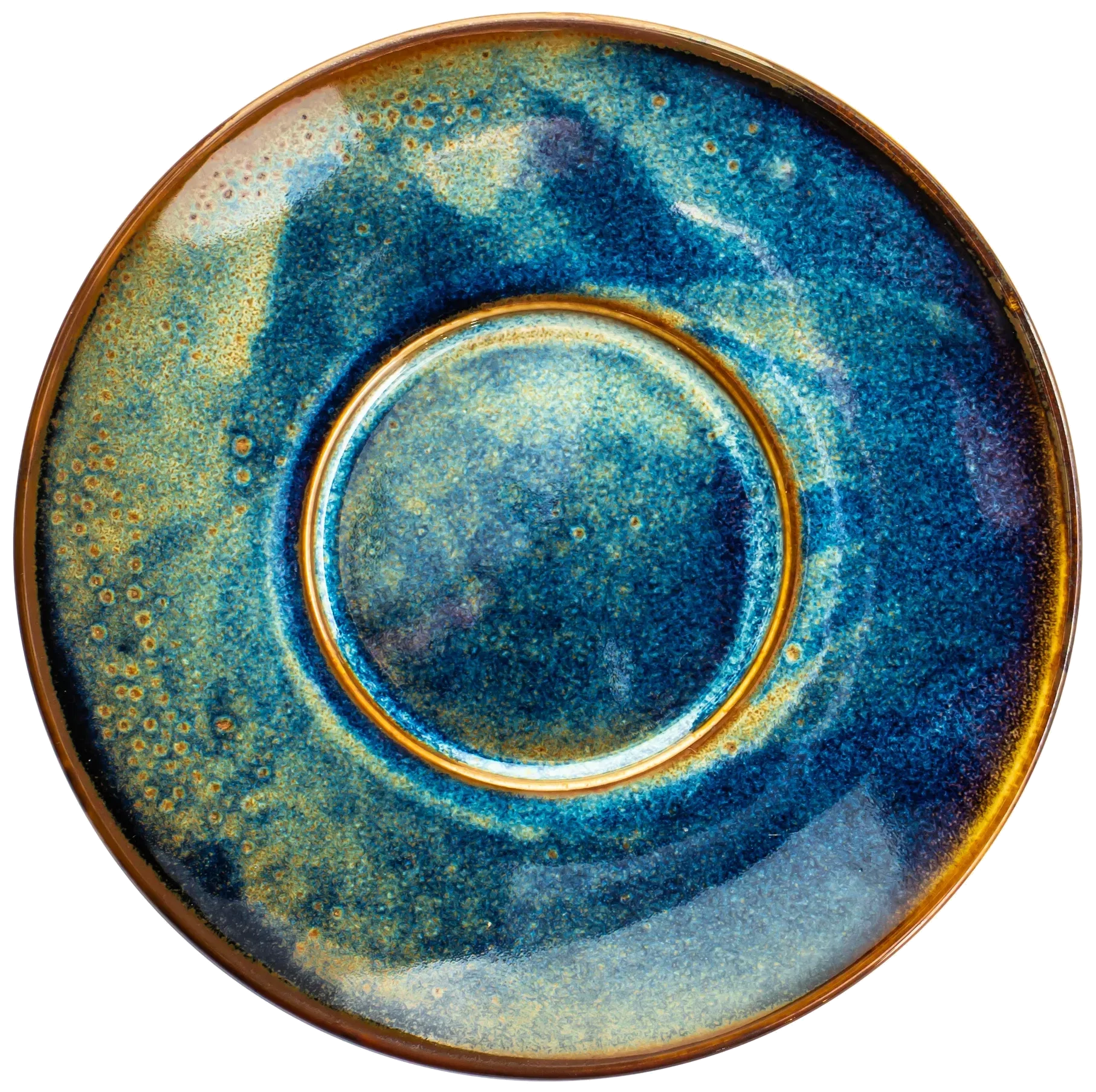 DEEP BLUE Podšálek k šálku na espresso, 13 cm / VERLO