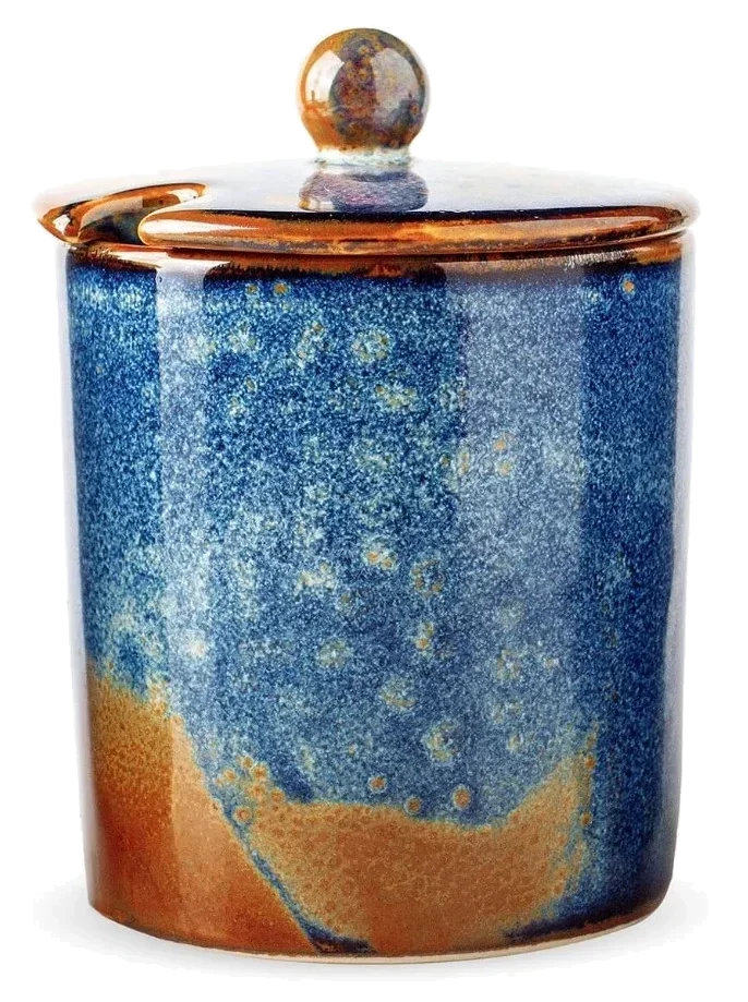 DEEP BLUE Cukřenka s víčkem, 220 ml / VERLO