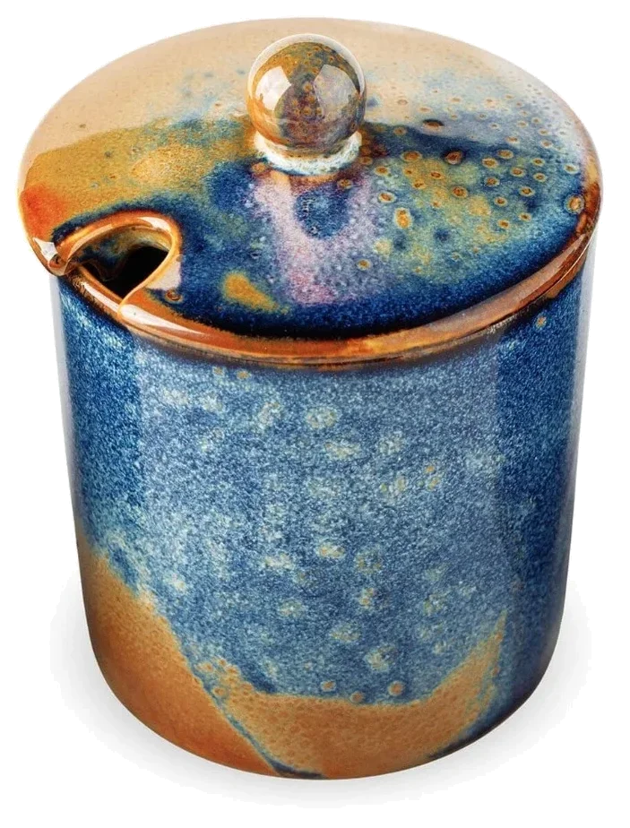 DEEP BLUE Cukřenka s víčkem, 220 ml / VERLO