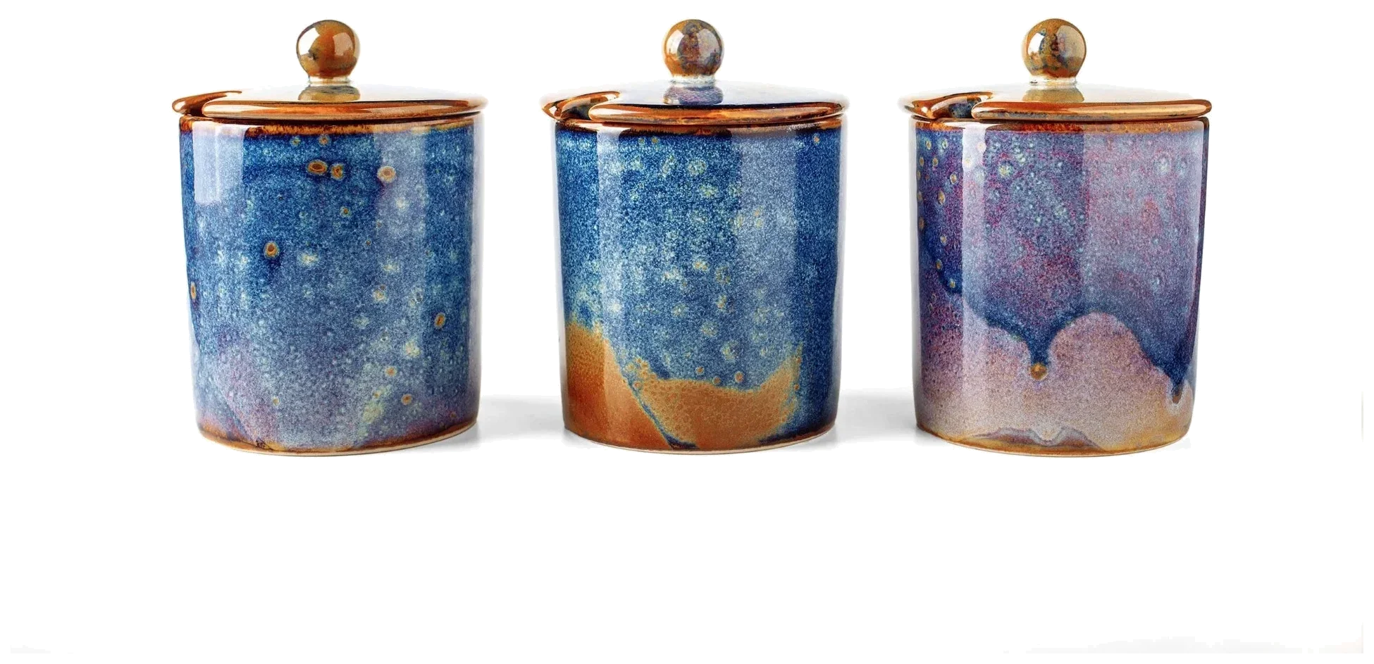 DEEP BLUE Cukřenka s víčkem, 220 ml / VERLO