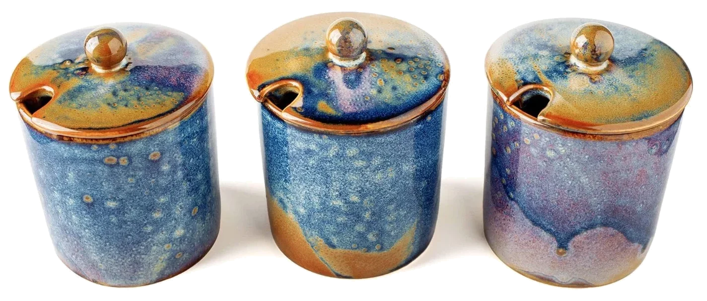 DEEP BLUE Cukřenka s víčkem, 220 ml / VERLO