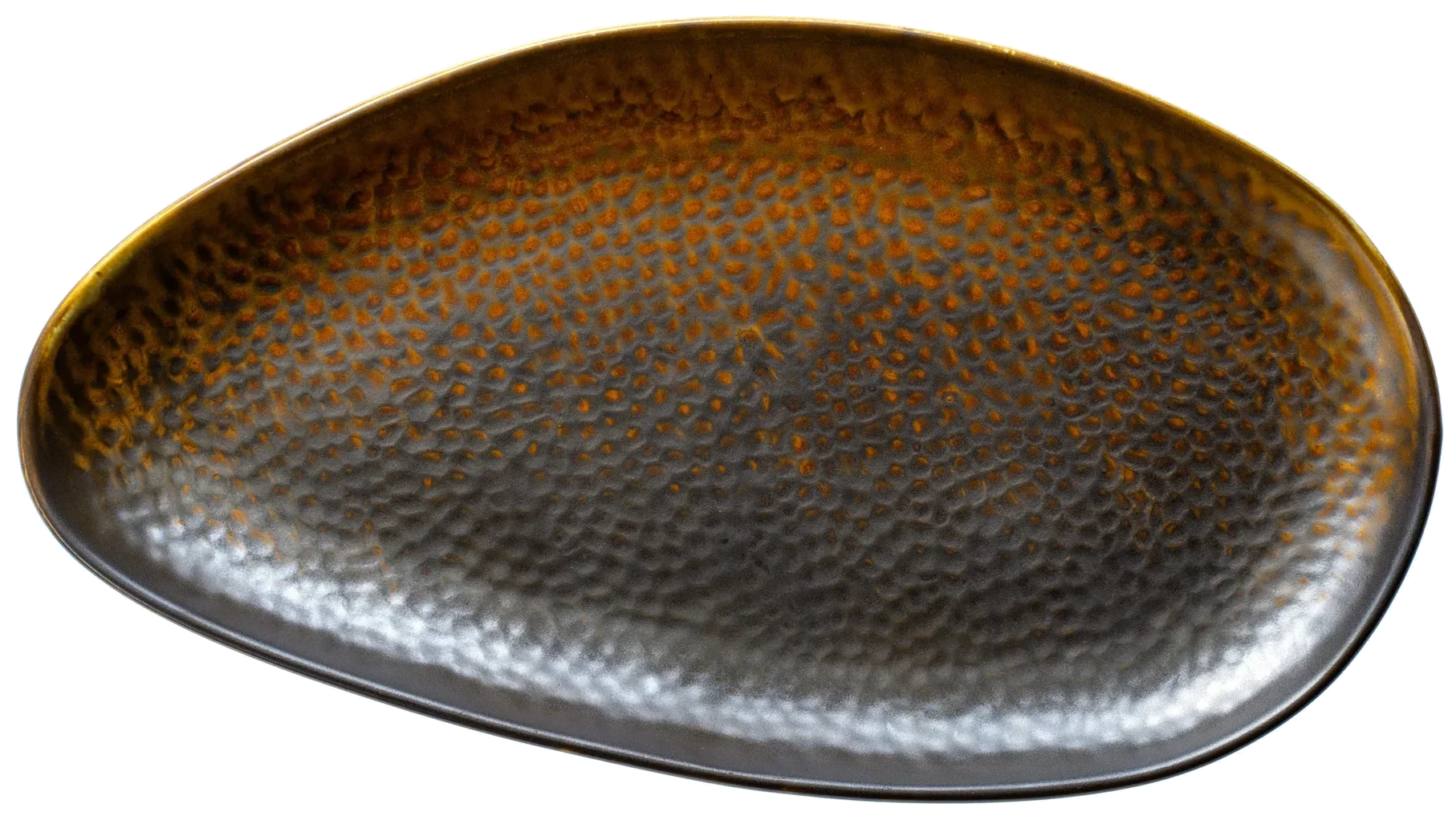 FIRE Mělký talíř 33x18 cm / VERLO