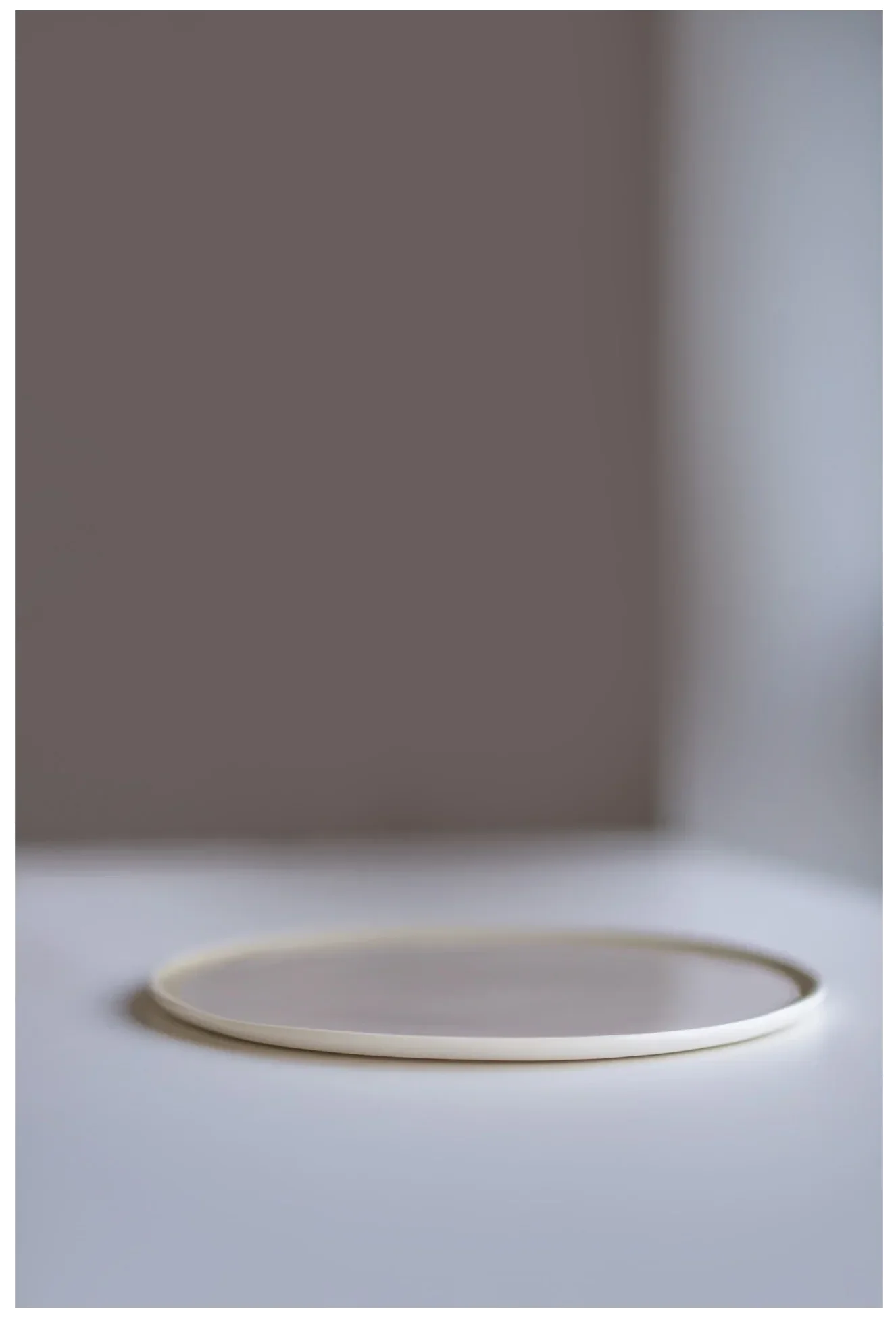 ETER Kulatý mělký talíř 20 cm, béžový / VERLO
